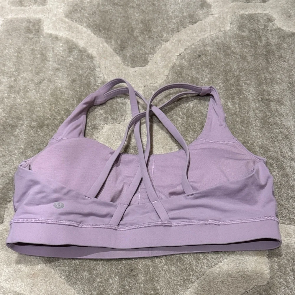 lululemon athletica Purple Cross-Back Sports Bra